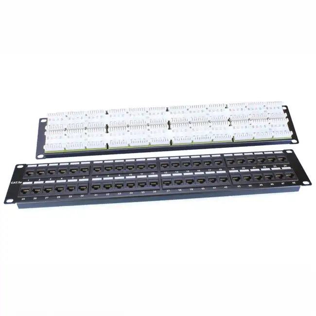 Патч-панель Hyperline PP3-19-48-8P8C-C5E-110D (48 портов, UTP, Cat. 5e)
