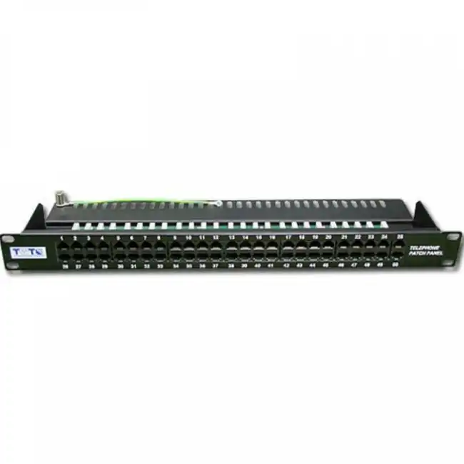 Патч-панель LANMASTER TWT-PP50TEL12 (50 портов)