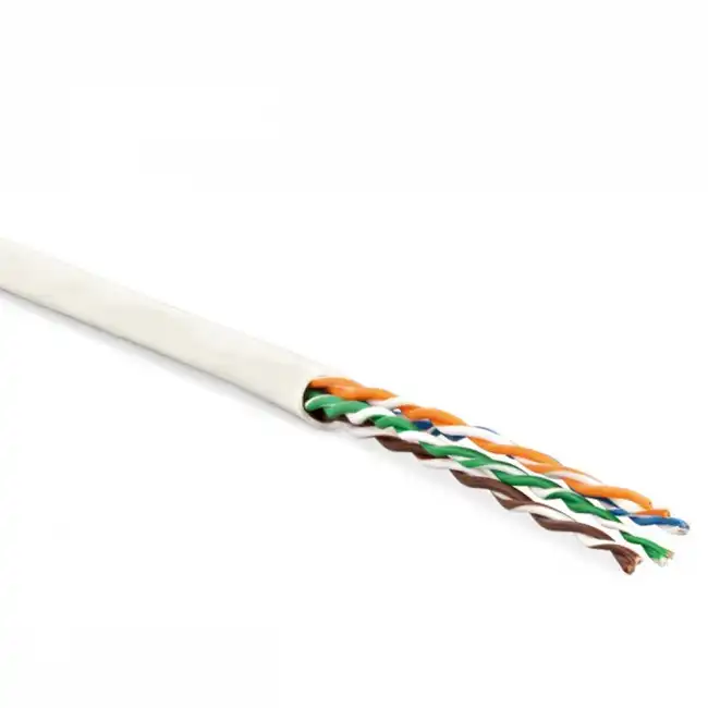 Кабель витая пара Hyperline UUTP4-C5E-P24-IN-LSZH-OR-100