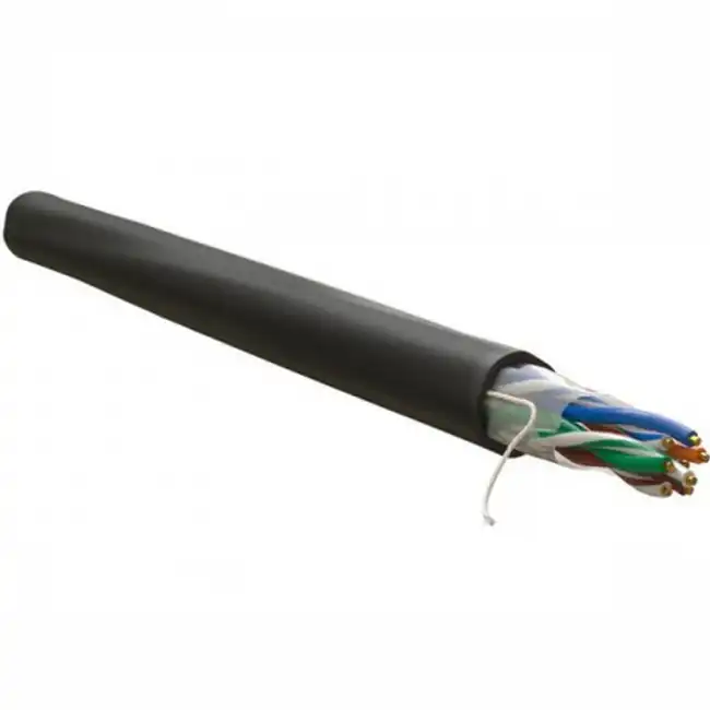 Кабель витая пара WRline WR-UTP-4P-C5E-PE-BK