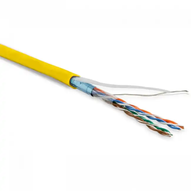 Кабель витая пара Hyperline FUTP4-C5E-P26-IN-LSZH-YL-100