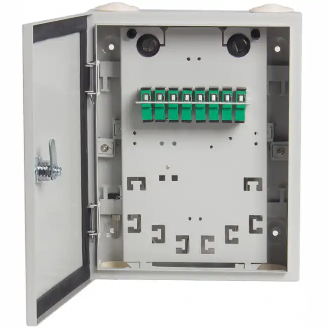 Оптический кросс А-Оптик PON Box 16 with 9pcs SC/APC SM Duplex adapter