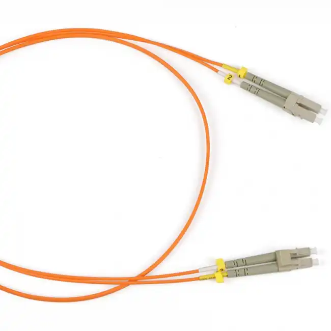 Оптический патч-корд Hyperline FC-D2-50-LC/PR-LC/PR-H-20M-LSZH-OR