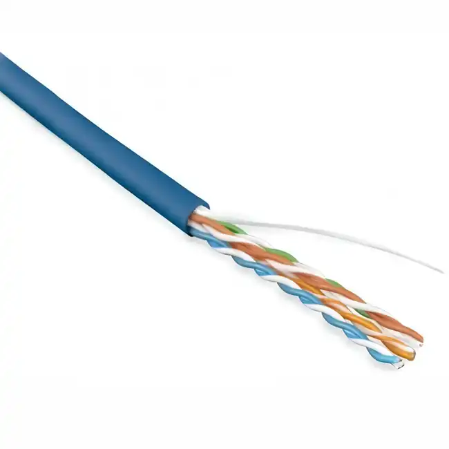 Кабель витая пара Hyperline UUTP4-C5E-S24-IN-LSZH-BL-305
