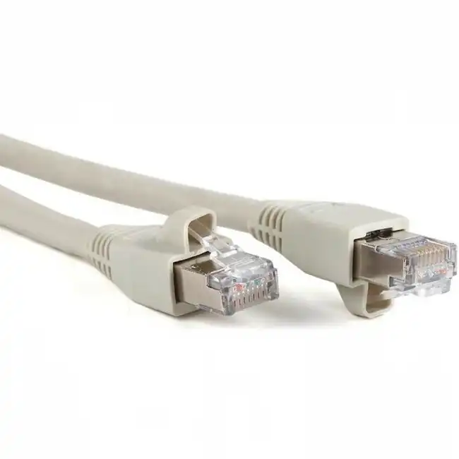 Патч-корд Hyperline PC-LPM-STP-RJ45-RJ45-C6a-3M-LSZH-GY