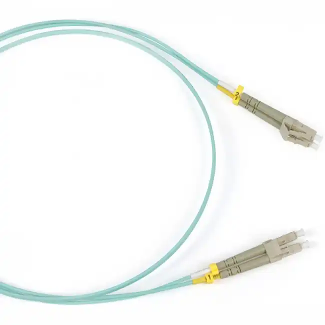Оптический патч-корд Hyperline FC-D2-503-LC/PR-LC/PR-H-1M-LSZH-AQ
