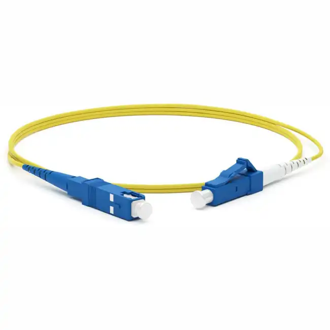 Оптический патч-корд Hyperline FC-S2-9-LC/UR-SC/UR-H-10M-LSZH-YL