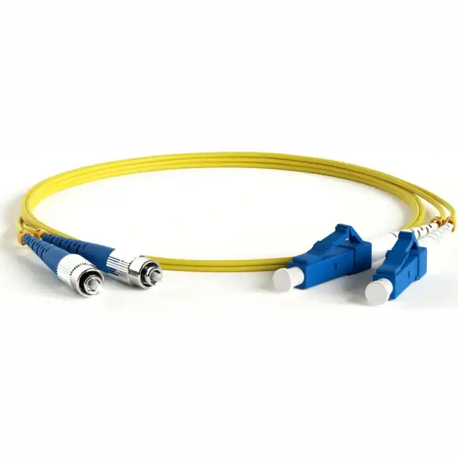 Оптический патч-корд Hyperline FC-D2-9-FC/UR-LC/UR-H-1M-LSZH-YL