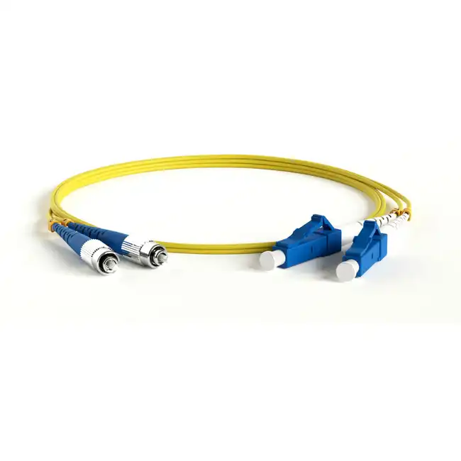 Оптический патч-корд Hyperline FC-D2-9-FC/UR-LC/UR-H-3M-LSZH-YL