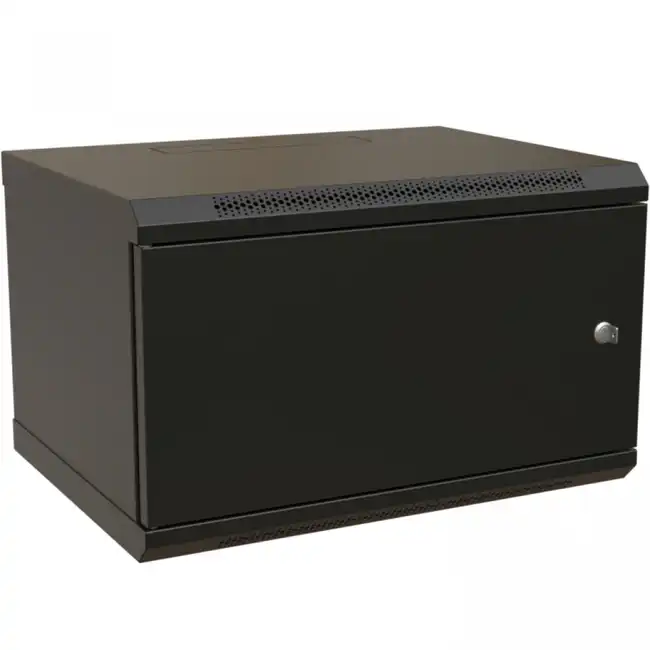 Серверный шкаф WRline настенный 19-дюймовый 6U 367x600х600 мм WR-TW-0666-SR-RAL9004
