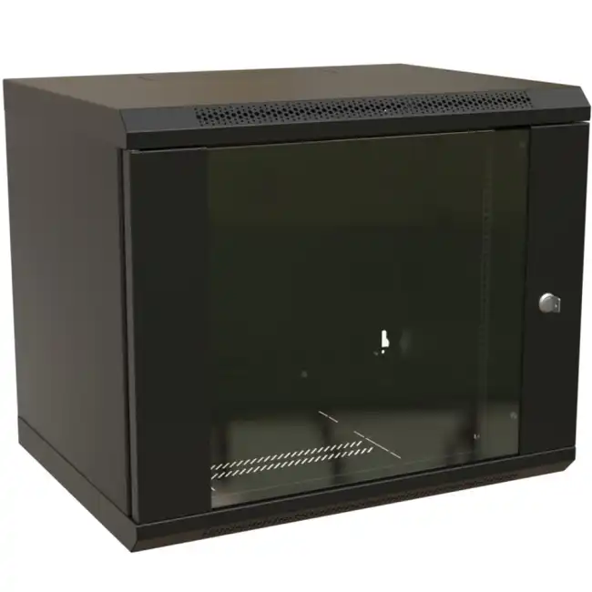 Серверный шкаф WRline настенный 19-дюймовый 12U 650x600х600 мм WR-TW-1266-GP-RAL9004