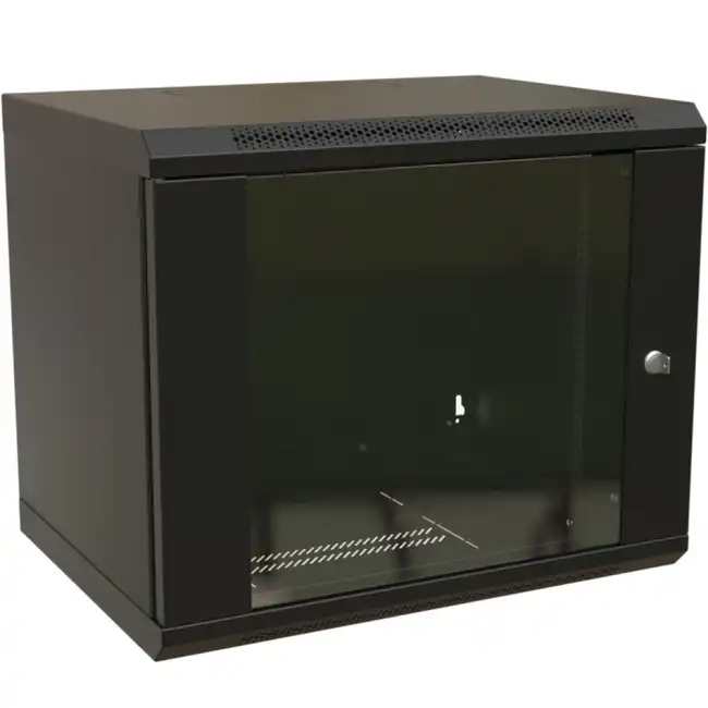 Серверный шкаф WRline настенный 19-дюймовый 15U 775x600х600 мм WR-TW-1566-GP-RAL9004