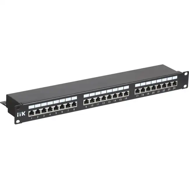 Патч-панель ITK PP24-1UC5ES-D05 (24 порта, STP, Cat. 5e)