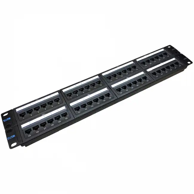 Патч-панель TWT TWT-PP48UTP (48 портов, UTP, Cat. 5e)
