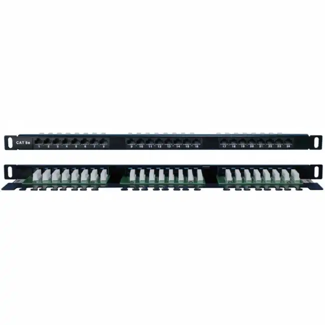 Патч-панель Hyperline PPHD-19-24-8P8C-C5E-110D (24 порта, UTP, Cat. 5e)