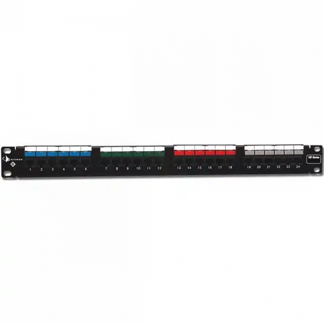 Патч-панель Siemon HD6-24 (24 порта, Flat, Cat. 6)