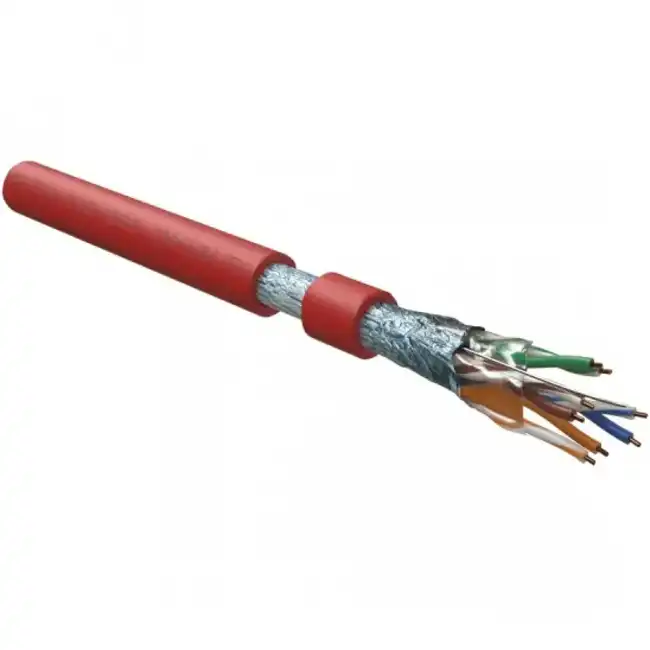 Кабель витая пара Hyperline Кабель витая пара экранированный F/UTP (305 м) FUTP4-C5E-S24-IN-LSLTX-RD-305