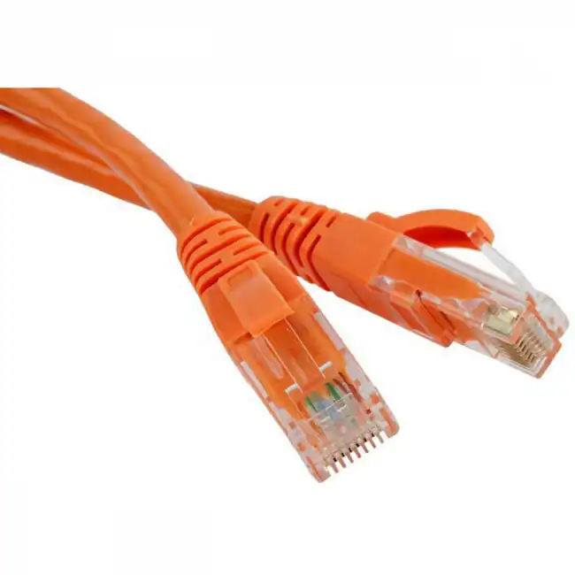 Патч-корд Hyperline PC-LPM-UTP-RJ45-RJ45-C6-0.3M-LSZH-OR