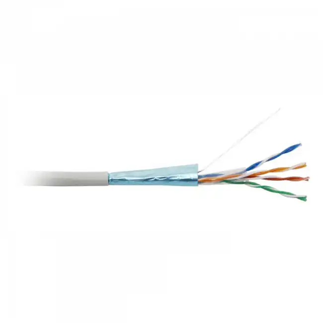 Кабель витая пара Hyperline FUTP4-C5E-S24-IN-PVC-GY-50
