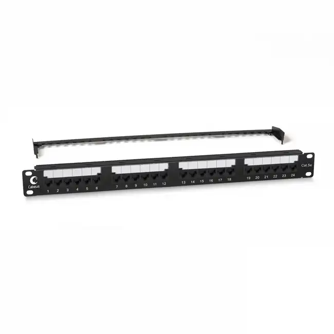 Патч-панель Cabeus PL2-24-Cat.5e-Dual