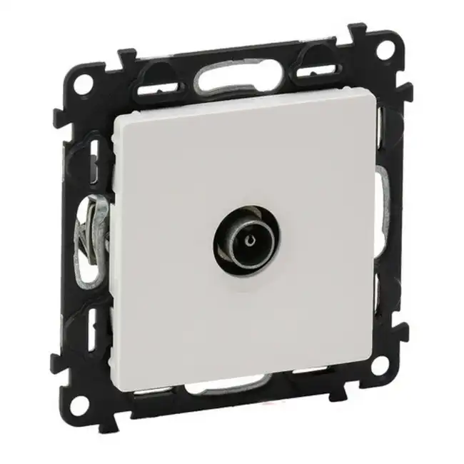 Аксессуар для кабельных сетей Legrand VLN-l БЕЛ Розетка TV "звезда" 753451