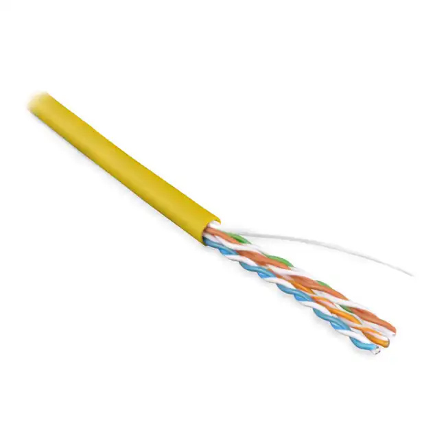 Кабель витая пара Hyperline UUTP4-C5E-S24-IN-LSZH-OR-305