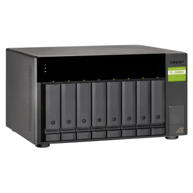 Дисковая полка для системы хранения данных СХД и Серверов Qnap TL-D800C
