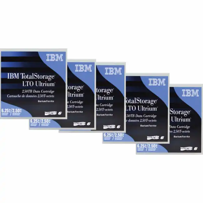Ленточный носитель информации IBM 00NA025 (LTO-6, 5 шт)