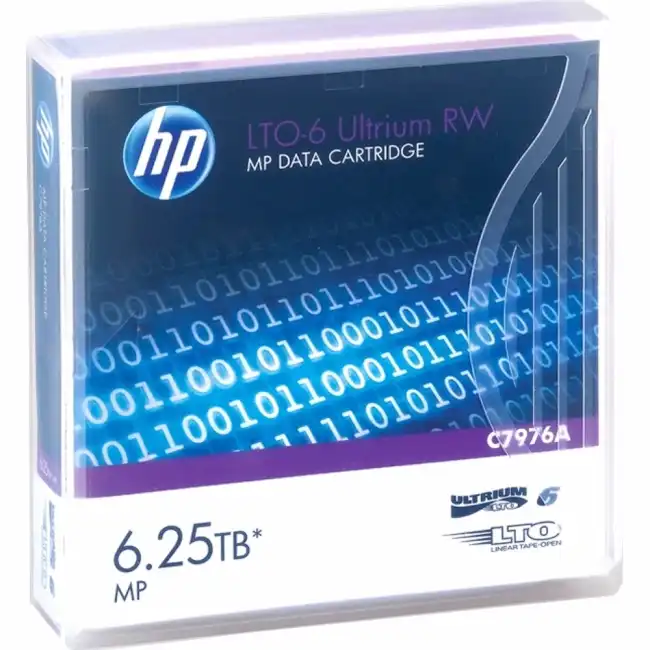 Ленточный носитель информации HPE C7976B (LTO-6, 1 шт)