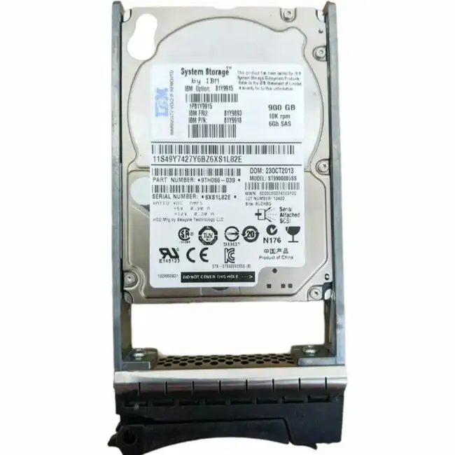 Опция для системы хранения данных СХД IBM 900GB 10K SFF 6G SAS 81Y9915 (Диск для СХД)