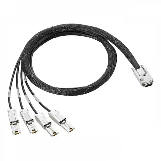 Опция для системы хранения данных СХД HPE Mini SAS High Density to Dual 2-lane Mini SAS K2Q99A (Кабель)