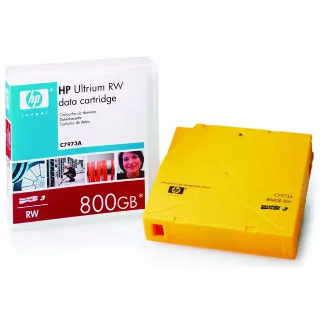 Ленточный носитель информации HP Ultrium LTO3 800GB C7973AN (LTO-3, 20 шт, С наклейками)