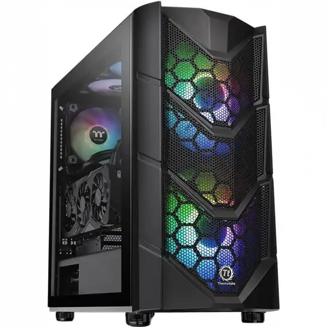 Корпус Thermaltake Commander C36 TG ARGB Black CA-1N7-00M1WN-00 (Игровые, Midi-Tower)