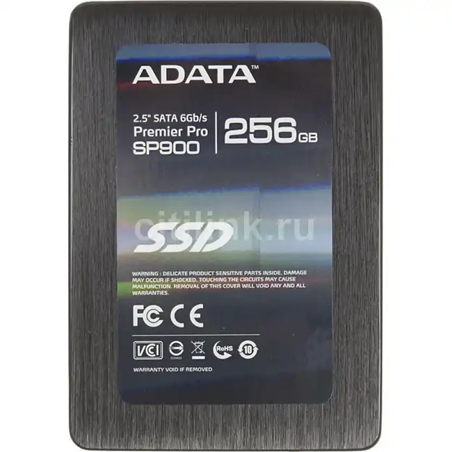 Внутренний жесткий диск A-Data SP900 ASP900S3-256GM-C (SSD (твердотельные), 256 ГБ, 2.5 дюйма, SATA)