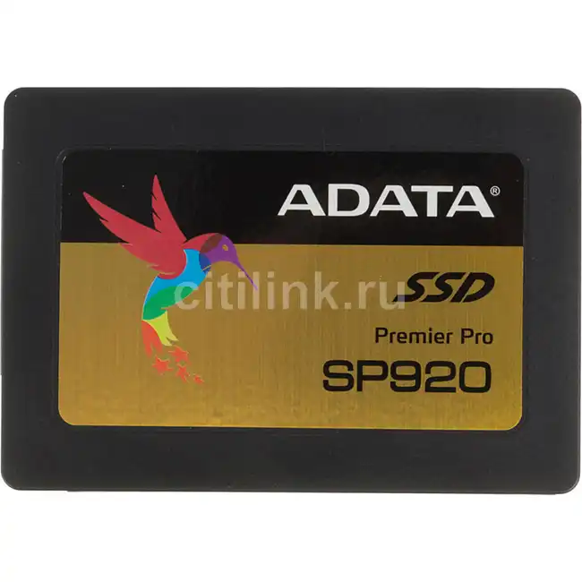 Внутренний жесткий диск A-Data Premier Pro SP920 ASP920SS3-256GM-C (SSD (твердотельные), 256 ГБ, 2.5 дюйма, SATA)
