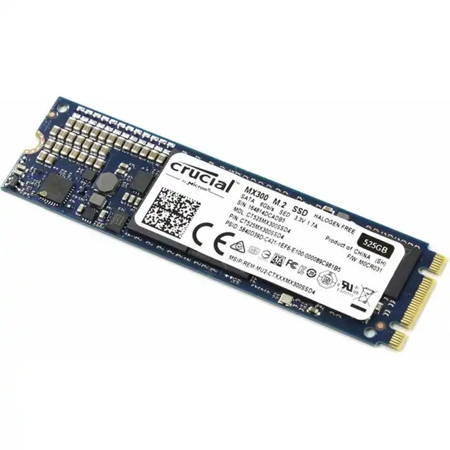 Внутренний жесткий диск Crucial CT525MX300SSD4 (SSD (твердотельные), 525 ГБ, M.2, SATA)