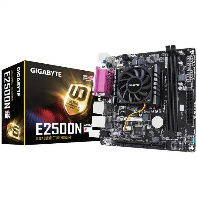 Материнская плата Gigabyte GA-E2500N (Mini-iTX, Установлен AMD E1-2500)