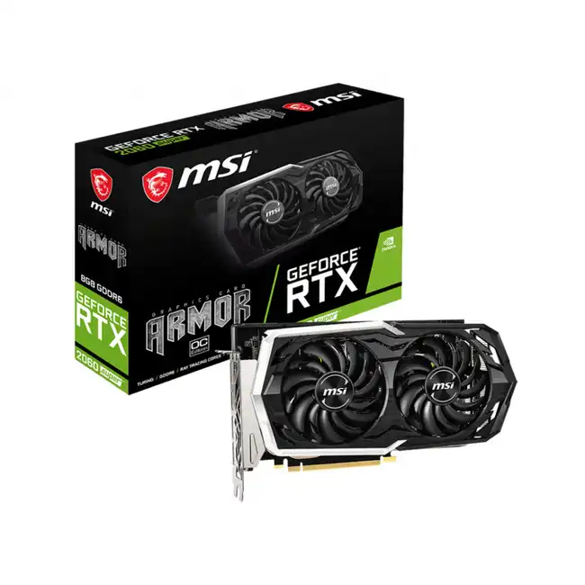 Видеокарта MSI RTX 2060 SUPER ARMOR OC (8 ГБ)