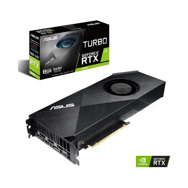 Видеокарта Asus GeForce RTX 2080 8G Turbo Edition TURBO-RTX2080-8G-EVO (8 ГБ)