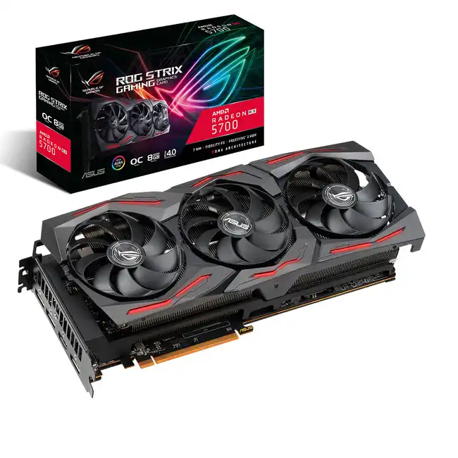 Видеокарта Asus ROG Strix Radeon RX 5700 OC edition ROG-STRIX-RX5700-O8G-GAMING (8 ГБ)