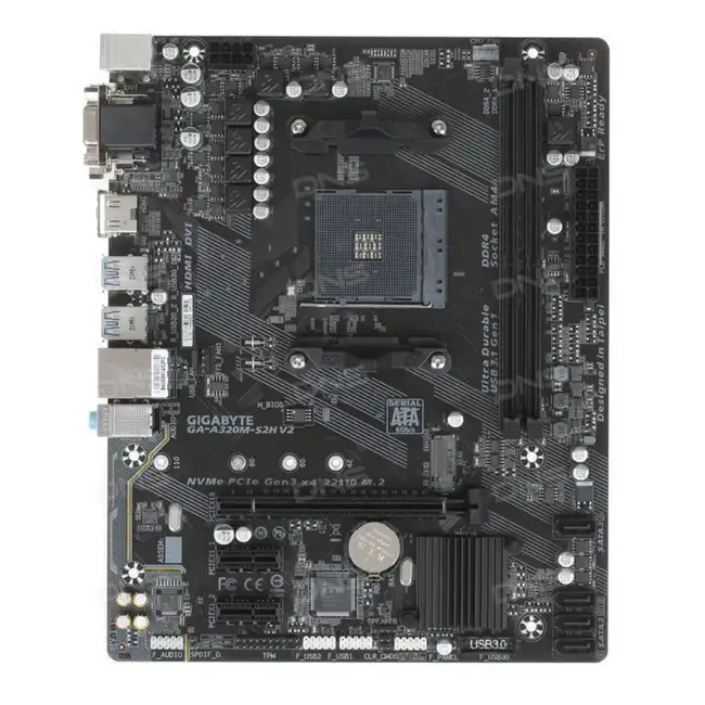 Материнская плата Gigabyte GA-A320M-S2H V2 GA-A320M-S2HV2V1.1 (micro-ATX, AMD AM4)