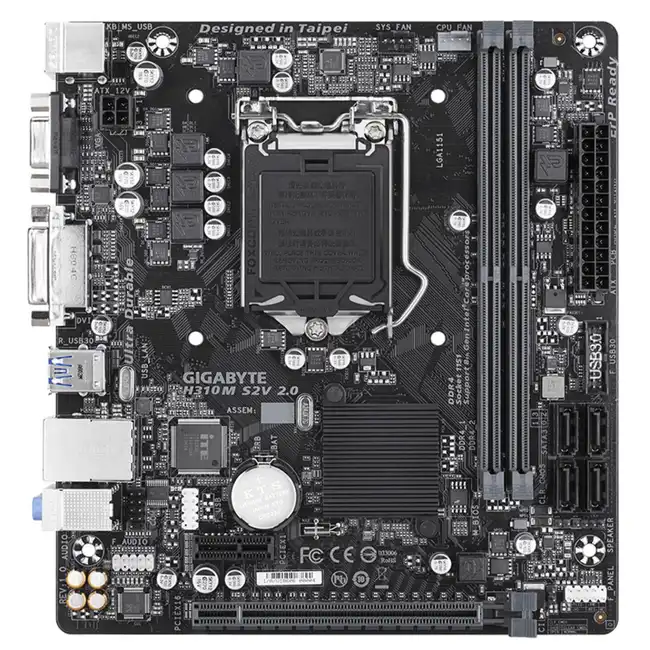 Материнская плата Gigabyte H310M S2V 2.0 (micro-ATX, LGA 1151)