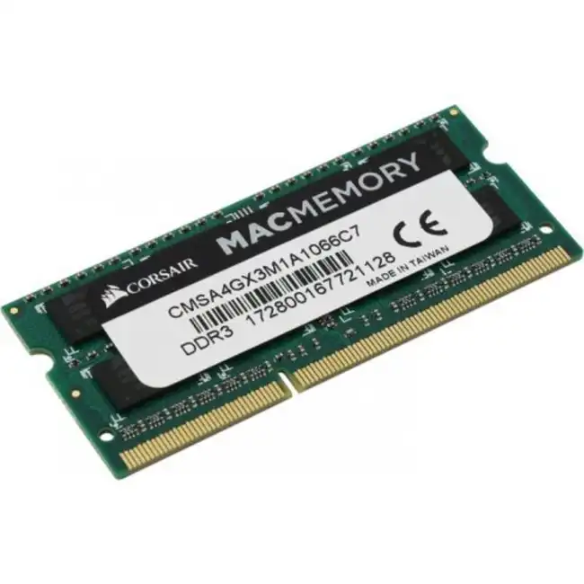 ОЗУ Corsair DDR3 4Gb 1066MHz CMSA4GX3M1A1066C7 (SO-DIMM, DDR3, 4 Гб, 1066 МГц)