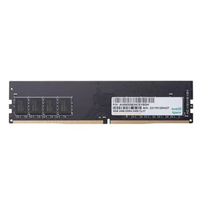ОЗУ Apacer 8 Гб EL.08G2T.GFH (DIMM, DDR4, 8 Гб, 2400 МГц)