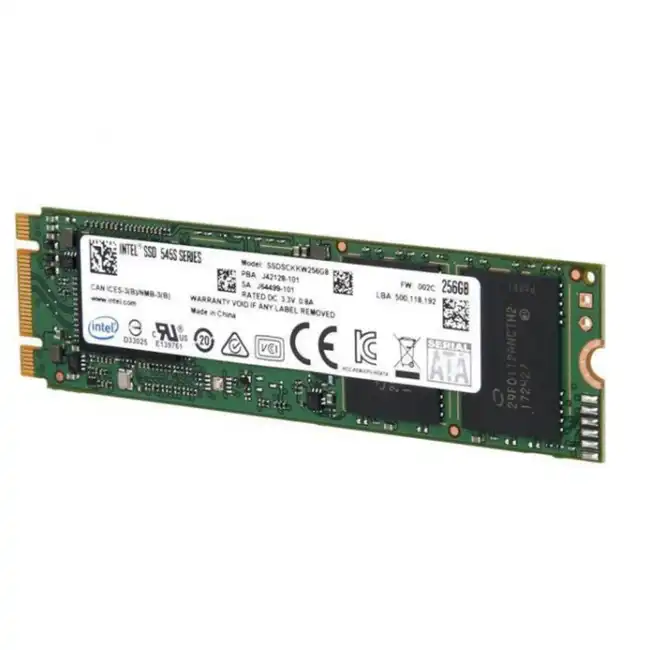 Внутренний жесткий диск Intel SSD жесткий диск M.2 2280 256GB SSDSCKKW256G8XT959561 (SSD (твердотельные), 256 ГБ, M.2, SATA)