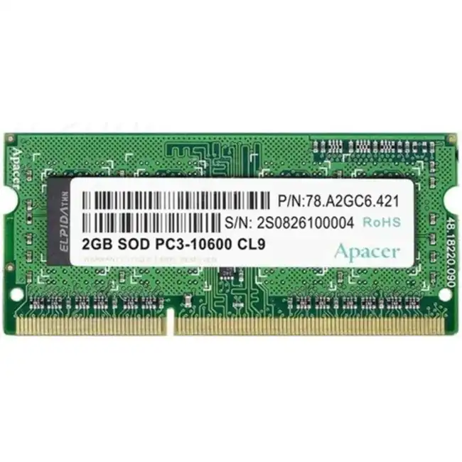 ОЗУ Apacer AS08GFA60CATBGC (SO-DIMM, DDR3, 8 Гб, 1600 МГц)