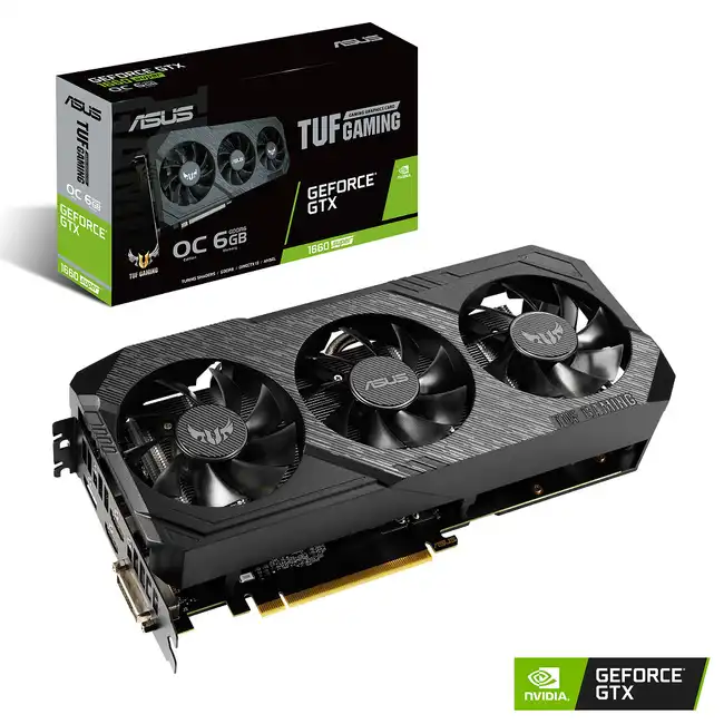 Видеокарта Asus TUF Gaming X3 GeForce GTX 1660 SUPER OC edition TUF 3-GTX1660S-O6G-GAMING (6 ГБ)