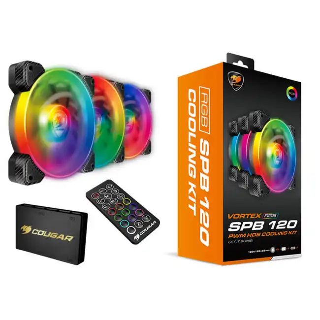 Охлаждение Cougar VORTEX RGB SPB 120 CF-V12SET-SPBRGB