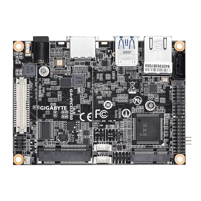 Материнская плата Gigabyte GA-PICO3350 (Mini-iTX, Установлен Intel Celeron N3350)