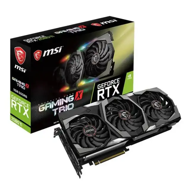 Видеокарта MSI RTX 2080 Ti RTX 2080 Ti GAMING TRIO (11 ГБ)